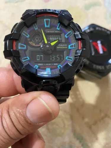 Relógio Casio G Shock modelo GA-700RGB novo