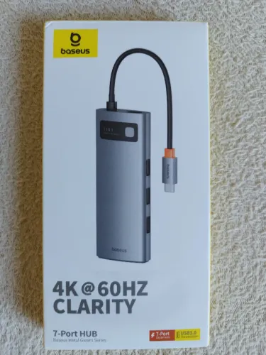 Hub Baseus USB-C 7x1 4K 60Hz