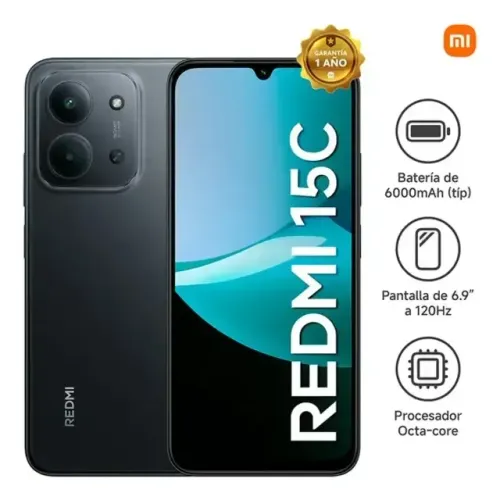 Celular Redmi 15c 256gb + 8gb ram