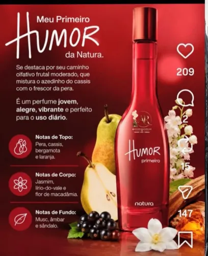 Perfume meu primeiro humor natura