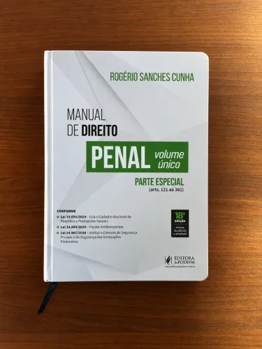 Manual de Direito Penal - Rogério Sanches Cunha | 18ª edição