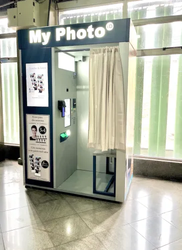 Cabine automática fotográfica 