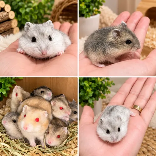 Hamster anão russo