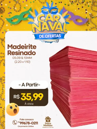 Promoção Madeirite Resinado