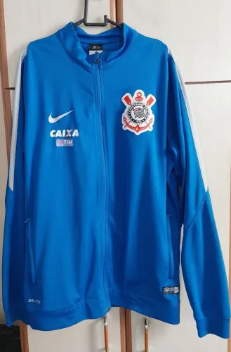 Jaqueta Azul Corinthians Nike 2015.