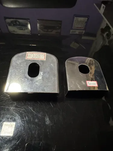 Capas cromadas para engate de metal ou plástica na oferta só 40,00 a unidade 