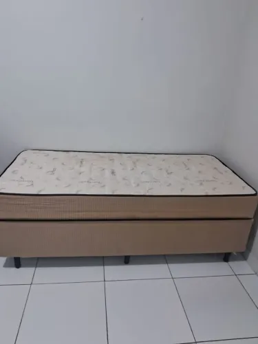 Cama box com colchão SOLTEIRO