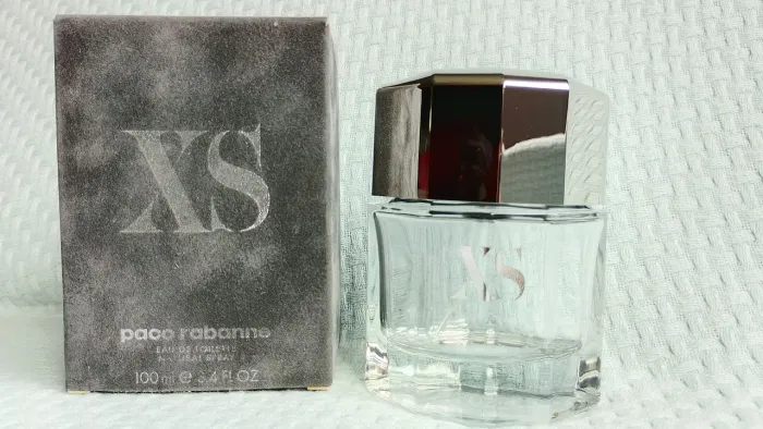 Frasco VAZIO perfume XS Paco Rabanne 100 ml