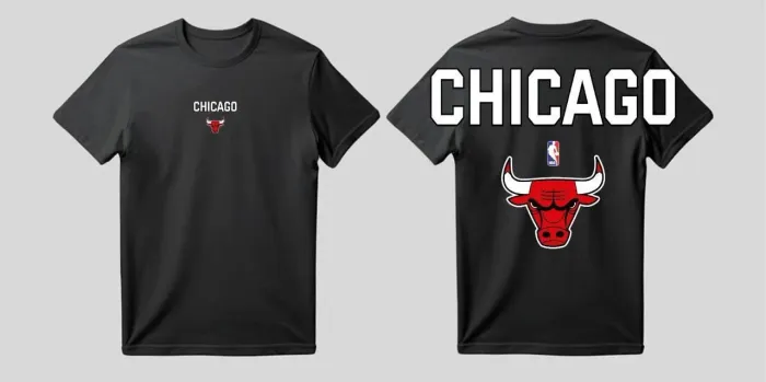 Camiseta oversized Chicago bulls