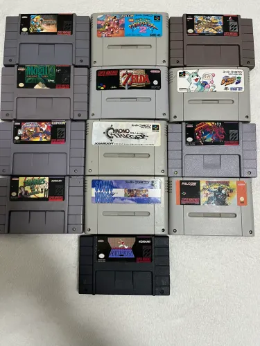 13 FITAS SUPER NINTENDO