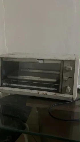 Forninho Black Decker funcionando