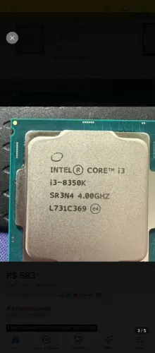 Processador i3 8350k