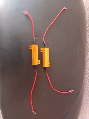 Par de Resistor Canceller Automotivo 50W 6 Ohms para LED (Anti-Erro)