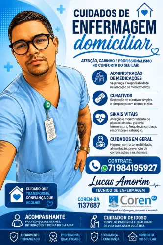 Técnico de enfermagem/Cuidador