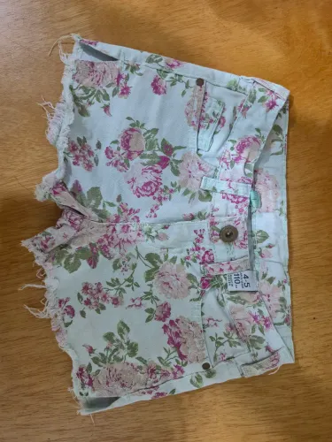 Short zara 4-5 anos com cintura elástica 