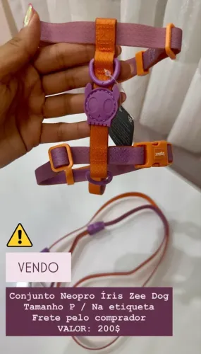 Conjunto Zee Dog Neopro NOVO