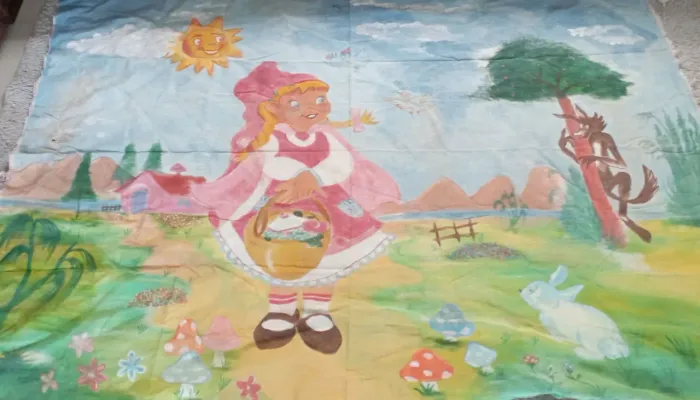 Painel da Chapeuzinho Vermelho 