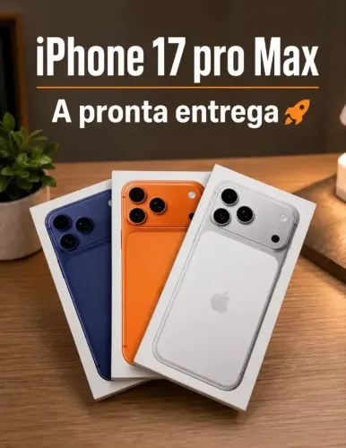 Vendo iPhone 17 Pro Max 256gb Lacrado Novo Garantia aparelho nunca usado
