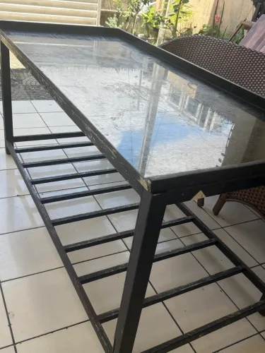Mesa de mármore para restaurante