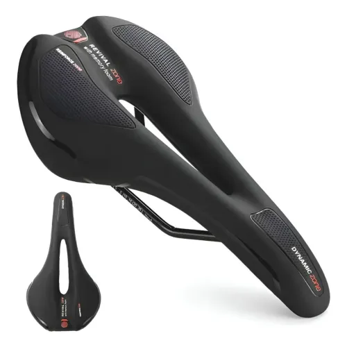 selim bicicleta MTB vazado gel - sela ciclismo estrada