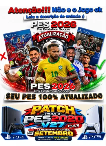 Atualização PES 2020 PS4