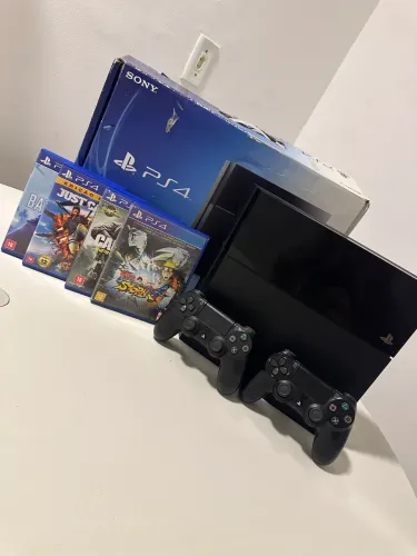 PlayStation 4 fat raridade único dono com caixa 