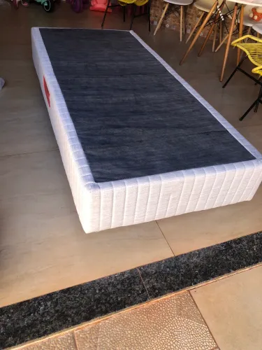 Base de cama box solteiro