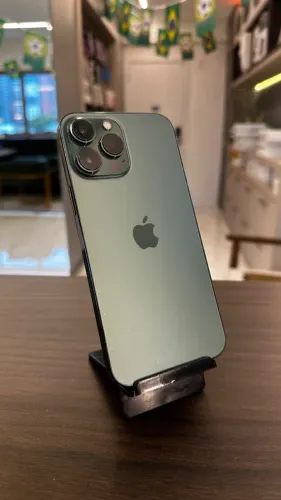 IPHONE 13 PRO MAX 256GB VERDE SEMINOVO / LOJA FÍSICA