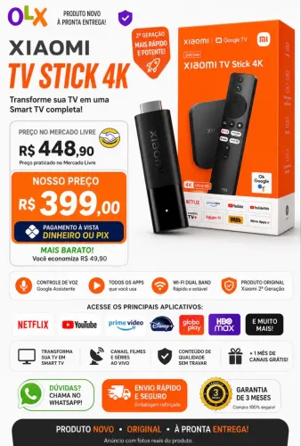 Aparelho Xiaomi box TV
