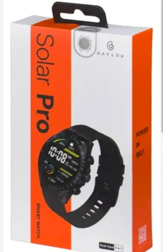 Relógio Smartwatch Ecossistema XiaomiMi, Haylou Solar Pro Amoled A Prova Dagua