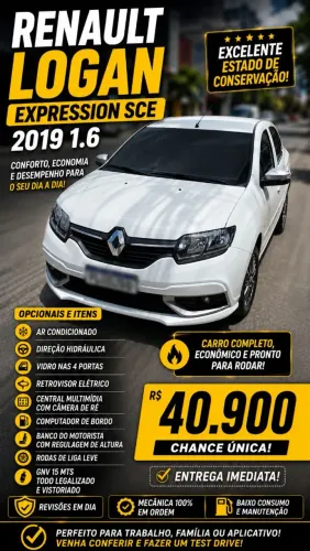 Renault Logan Expres. Avantage Flex 1.6 16V 4P 2019