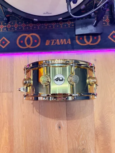 DW Collector's Golden Brass 3mm 14"x5.5" nova