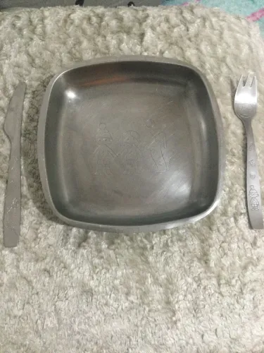Conjunto Hércules de aço inox com3 peças, conjunto vintage para colecionador 