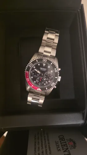 Relógio Orient Exclusivo Masculino Solartech Cronógrafo