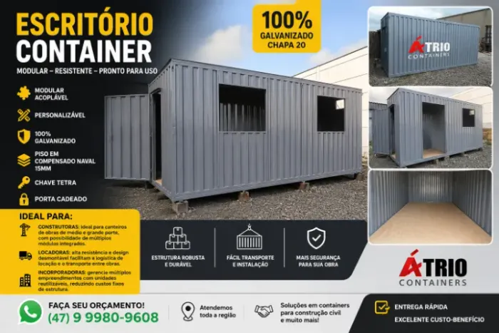 Container Modular 6,00 x 2,44 x 2,50