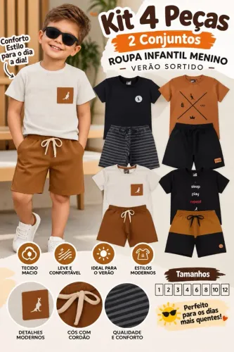 Kit 4 peças