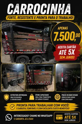 CARROCINHA À VENDA
