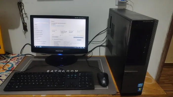 Pc completo core i5 de 3 g com 12 de ram e SSD 