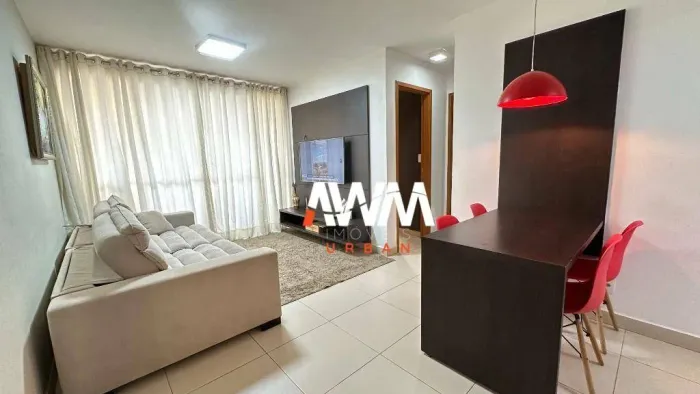 Apartamento mobiliado com 2 quartos para alugar, 58 m² - Setor Bueno - Goiânia/GO
