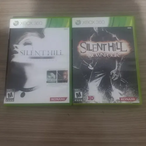 Jogos X Box 360 Silent Hill HD Collection/Silent Hill Downpour Originais