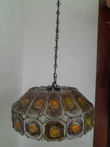 lustre de vidro