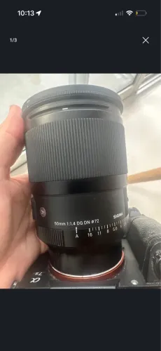 lente sigma 50mm 1.4f E-mount Full Frame
