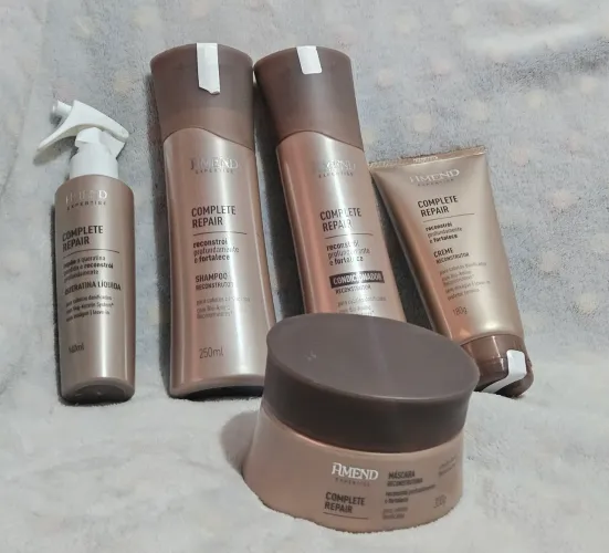 Amend Kit Complete Repair Reconstrução Com- pleto 5 Produtos
