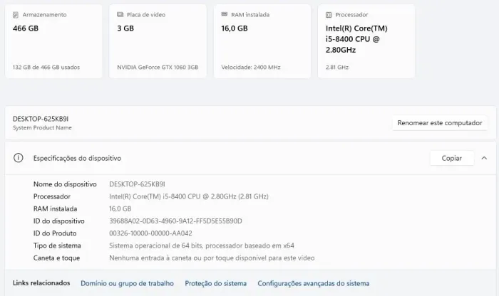Kit placa mae + processador + memoria ram + placa de video