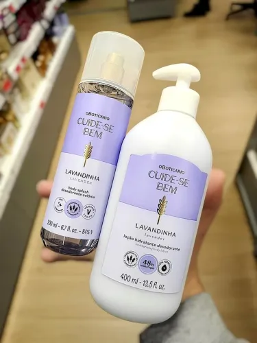 Kit Cuide-se Bem Lavandinha (Splash + Hidratante) Promoção