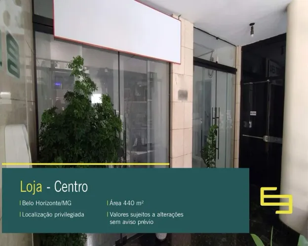 Loja para alugar no Centro de BH