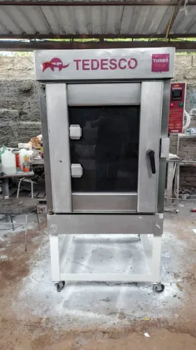 Forno turbo elétrico 8 assadeiras Tedesco