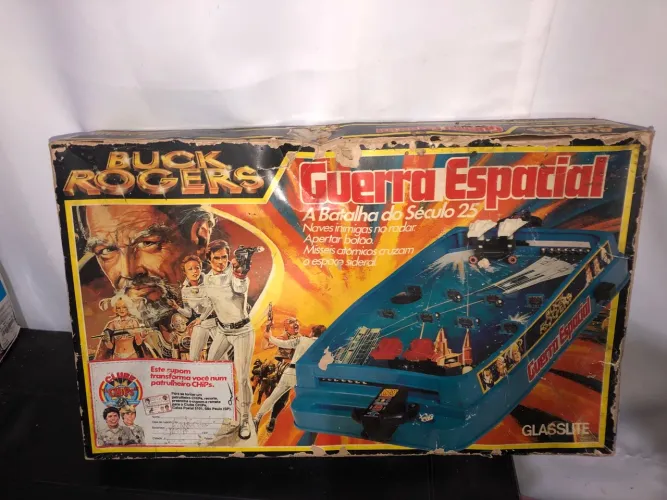 Jogo Guerra Espacial Glasslite Buck Rogers (Com Caixa / Para Restauro)