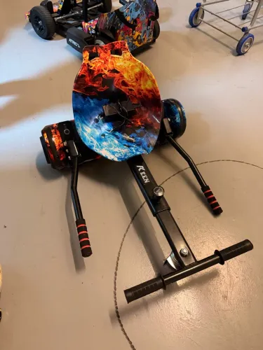 Kit Hoverkart Com Hoverboard E Assento Ajustável Presente