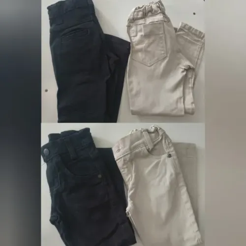 Combo calça infantil em sarja